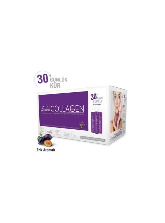 Suda Collagen Erik Aromalı Plum Flavor 40ml x30 Shot - 1