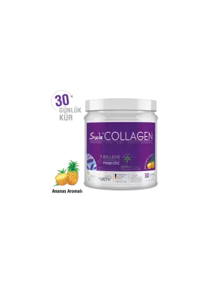 Suda Collagen + Probiyotik Ananas Aromalı Toz Kutu 300gr - Suda Collagen