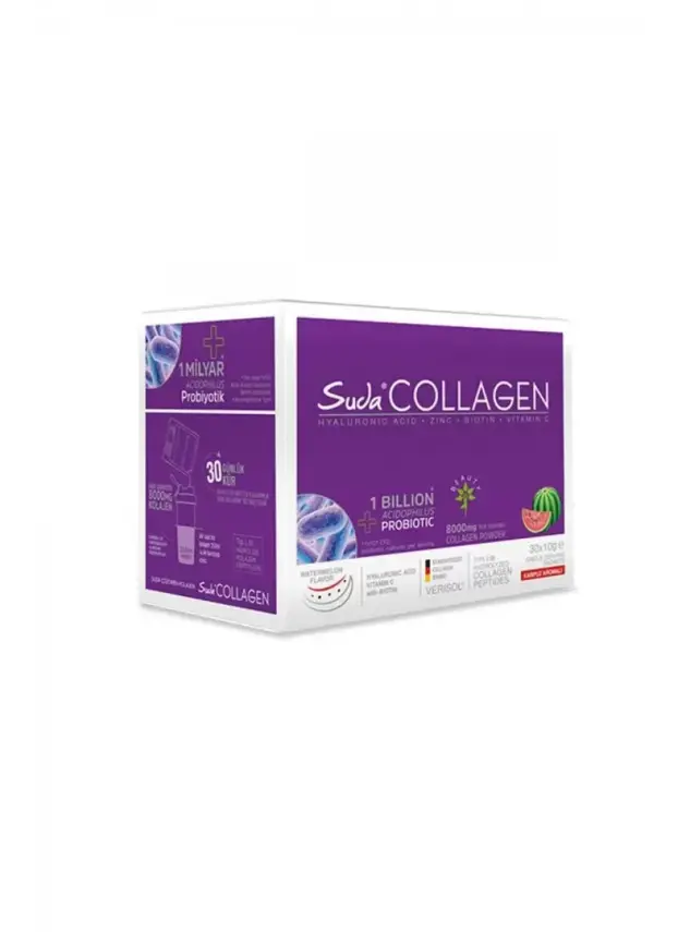 Suda Collagen+Probiotic Karpuz Aromalı Watermelon 10 gr x 30 Saşe - 2