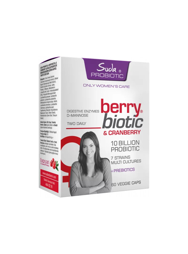 Suda Probiotic Berrybiotic 60 Vegan Kapsül - Suda Vitamin