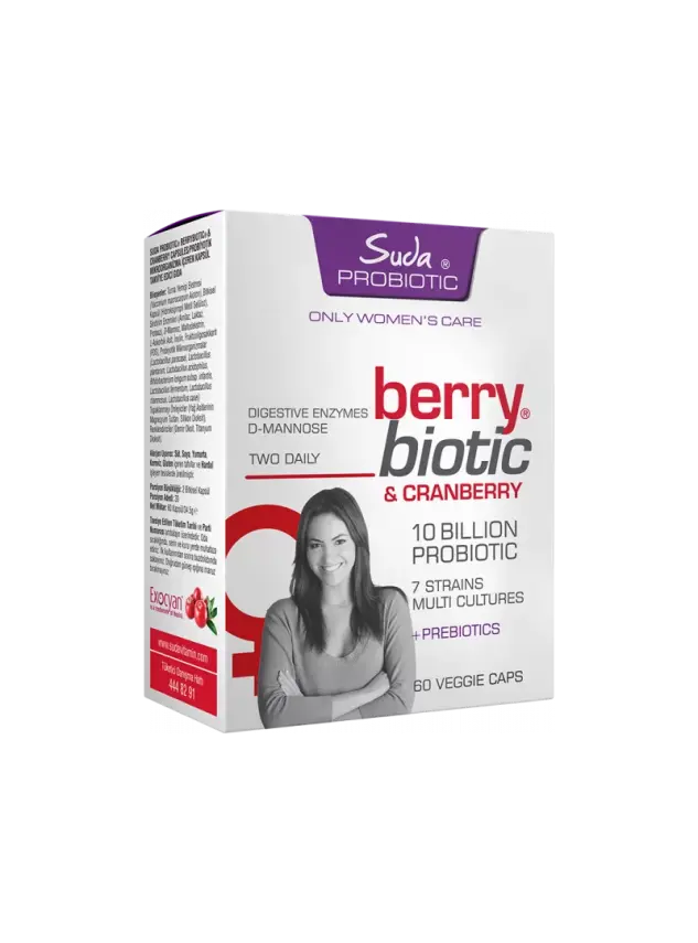 Suda Probiotic Berrybiotic 60 Vegan Kapsül - 1
