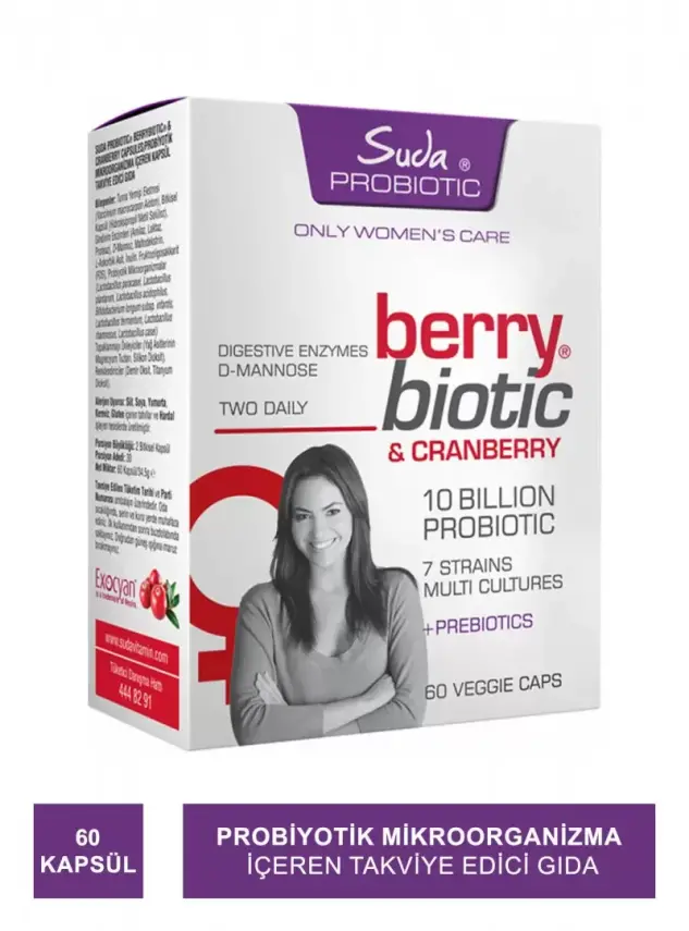 Suda Probiotic Berrybiotic 60 Vegan Kapsül - 2