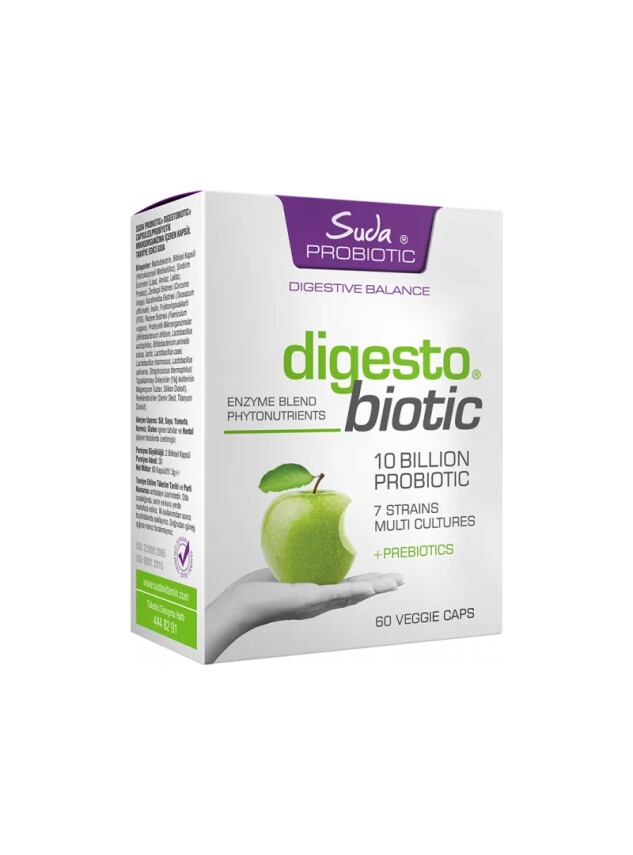 Suda Probiotic Digestobiotic 60 Vegan Kapsül - Suda Vitamin