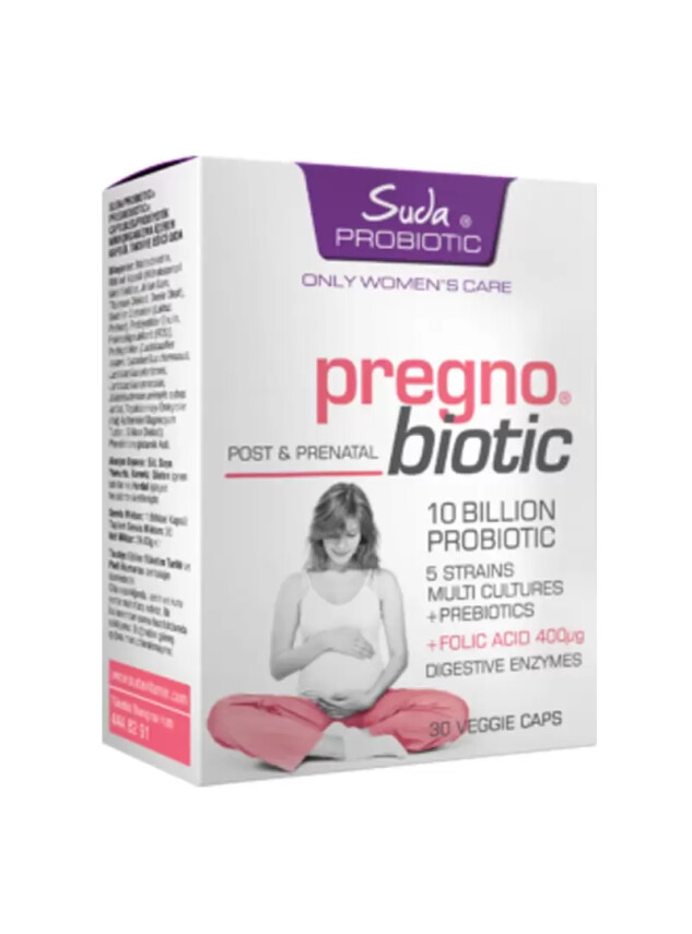 Suda Probiotic Pregno Biotic Takviye Edici Gıda 30 Tablet - Suda Vitamin