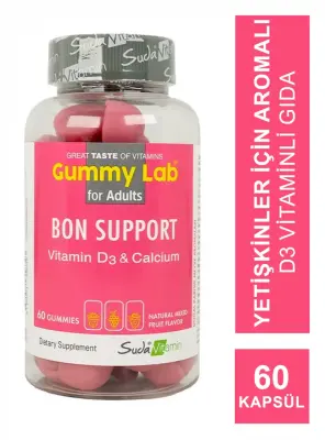 Suda Vitamin Gummy Lab Bon Support for Adult 60 Yumuşak Kapsül - Suda Vitamin