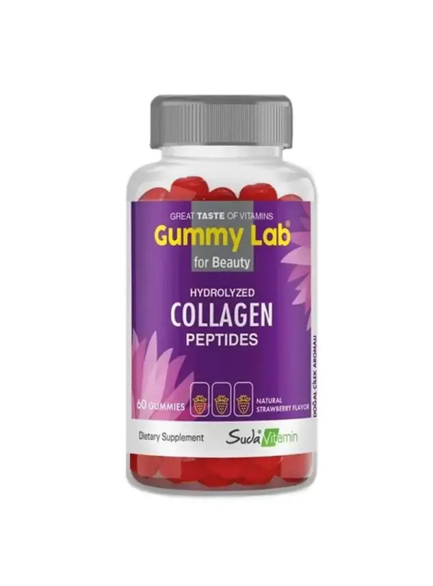 Suda Vitamin Gummy Lab Collagen Peptides 60 Yumuşak Kapsül - 2