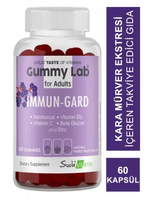 Suda Vitamin Gummy Lab İmmun-Gard for Adult 60 Yumuşak Kapsül - 2