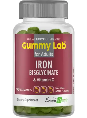 Suda Vitamin Gummy Lab İron Bisglycinate for Adult 90 Yumuşak Kapsül - Suda Collagen