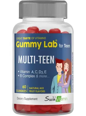 Suda Vitamin Gummy Lab Multi-Teen 60 Yumuşak Kapsül - 2