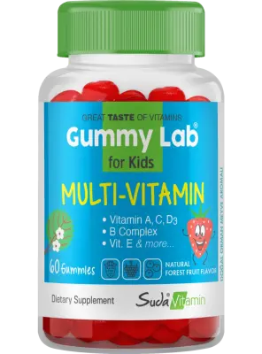 Suda Vitamin Gummy Lab Multi-Vitamin for Kids 60 Yumuşak Kapsül - 2