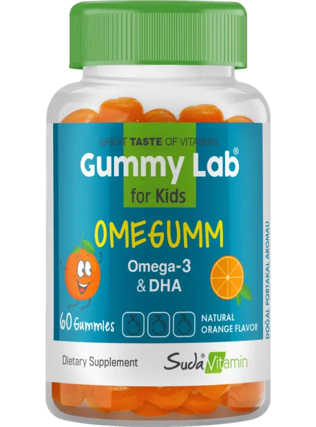 Suda Vitamin Gummy Lab Omegumm for Kids 60 Yumuşak Kapsül - 2