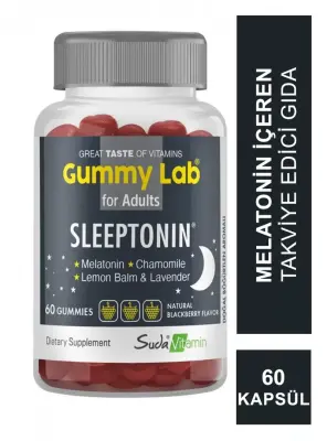 Suda Vitamin Gummy Lab Sleeptonin for Adult 60 Yumuşak Kapsül - 2