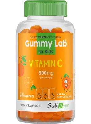 Suda Vitamin Gummy Lab Vitamin C for Kids 60 Yumuşak Kapsül - Suda Collagen