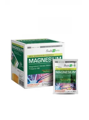 Suda Vitamin Magnesium Şase 20x6gr - Suda Vitamin
