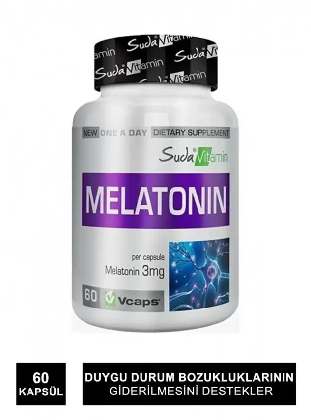 Suda Vitamin Melatonin 60 Kapsül - 1