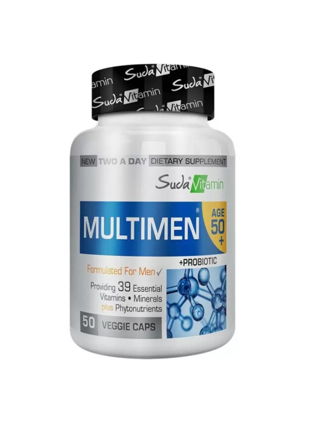 Suda Vitamin Multimen 50+ 50 Kapsül - Suda Vitamin