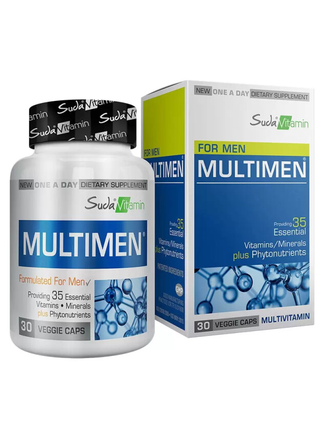 Suda Vitamin Multimen Multivitamin 30 Kapsül - Suda Vitamin