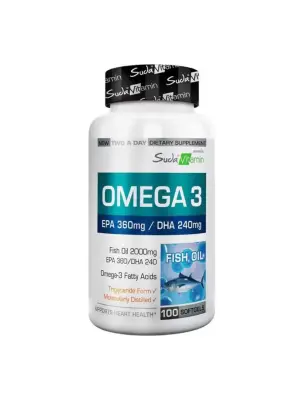 Suda Vitamin Omega 3 100 Yumuşak Kapsül - Suda Vitamin