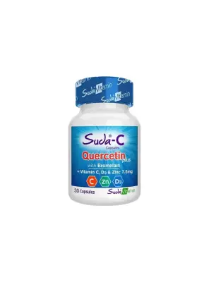 Suda Vitamin Suda-C Quercetin Plus 30 Kapsül - Suda Vitamin