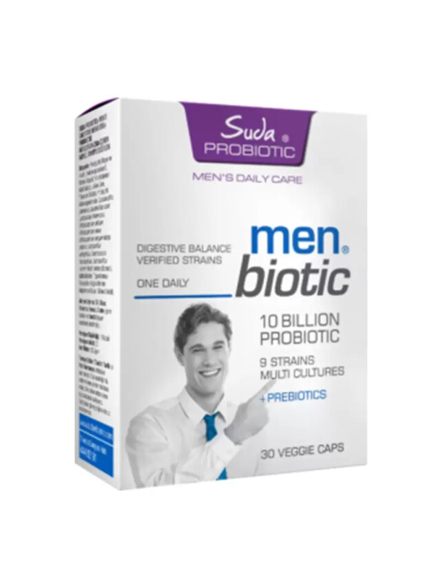 Suda Vitamin Suda Probiotic Men Daily Care Probiotics 30 Kapsül - Suda Vitamin