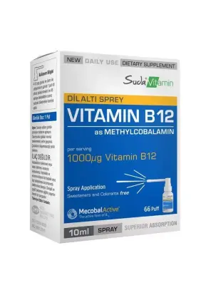 Suda Vitamin Vitamin B12 Dil Altı Spreyi 10 ml - 2