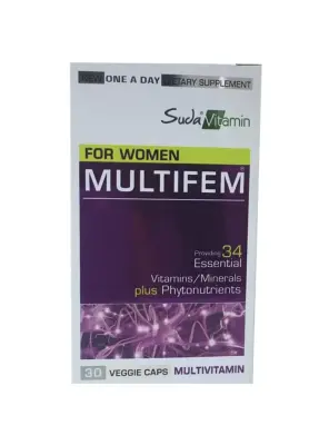 Suda Vitamin Vitamins For Women MultiFem 30 Kapsül - Suda Vitamin