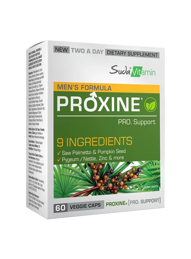 Suda Vitamin Vitamins Mens Formula Proxine Pro Support 60 Kapsül - Suda Vitamin