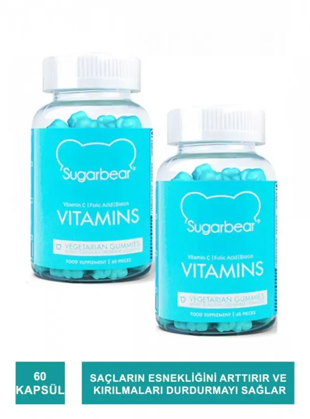 Sugarbear Vitamin 60 Kapsül 2 Adet - 1