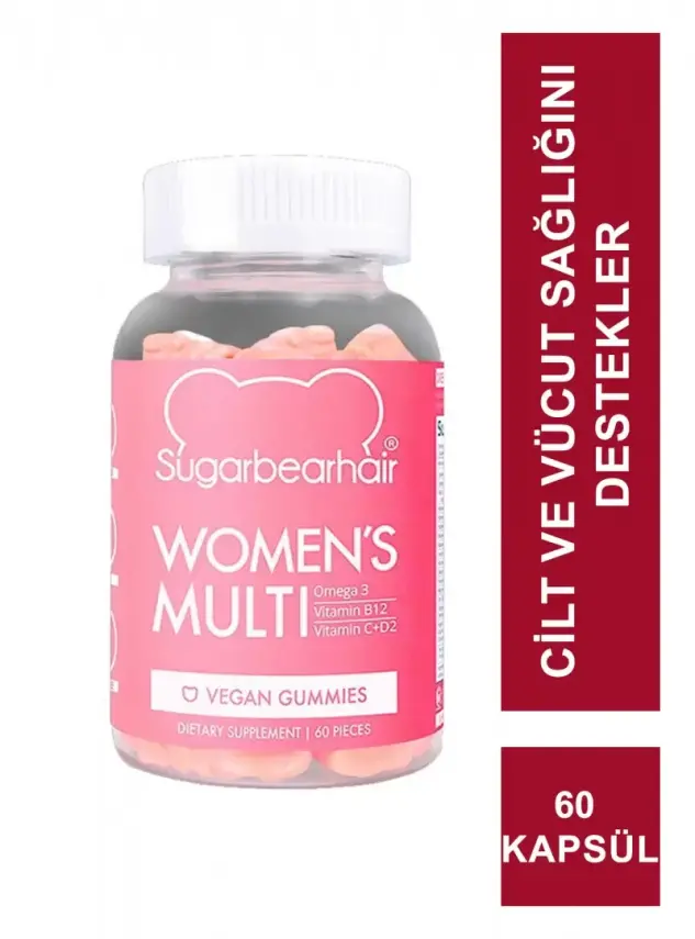 Sugarbear Women's Multi Vitamin 60 Kapsül - 1