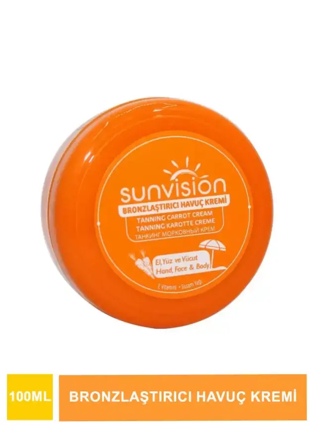 Sunvision Bronzlaştırıcı Havuç Kremi 100 ml - 2