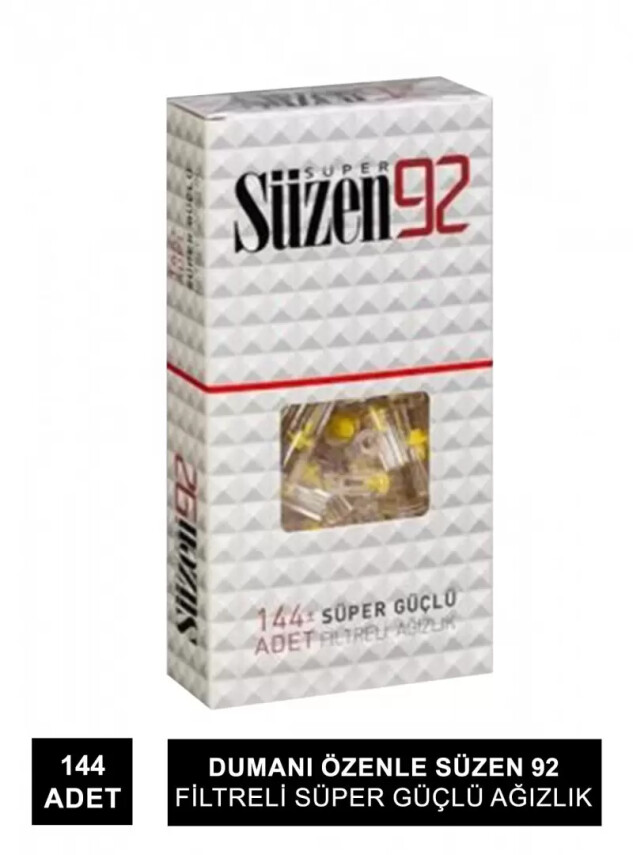 Süper Süzen 92 Filtreli Ağızlık 144 Adet - SÜZEN 92