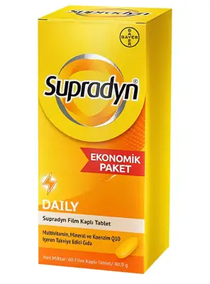 Supradyn Koenzim Q10 Multivitamin 60 Tablet - Bayer