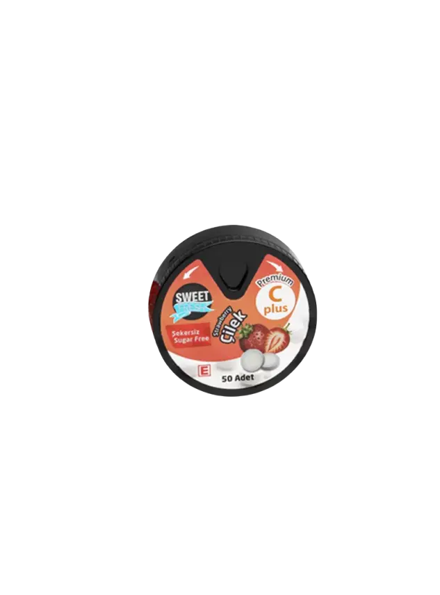 Sweet Fresh Çilek Aromalı Ağız Koku Giderici 50 Adet - 2