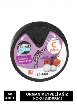 Sweet Fresh Orman Meyveli Ağız Koku Giderici 50 Adet - 1