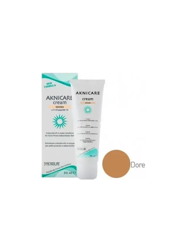 Synchroline Aknicare Cream Teintee Dore Renkli 50 ml - 1