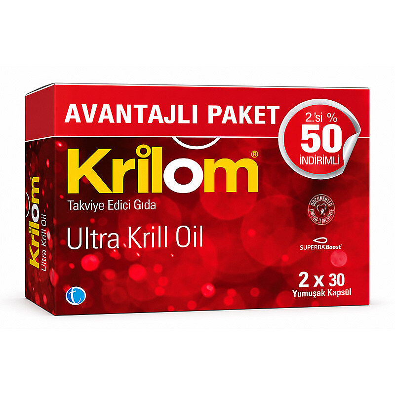 Tab İlaç Krilom Ultra Krill Oil 30 Kapsül 2.si %50 - 1