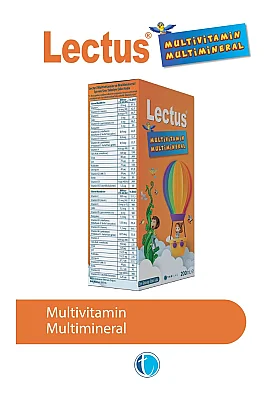 Tab İlaç Lectus Multivitamin Mutlimineral Şurup 200 ml - 2