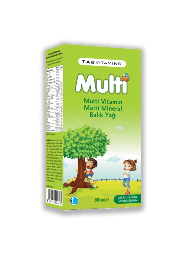 Tab İlaç Vitamins Multi 200ml - 1