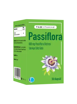 Tab İlaç Vitamins Passiflora 30 Kapsül - Tabilaç