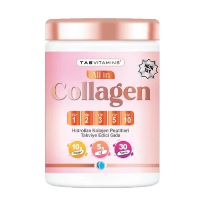 Tab Vitamins All In Kollajen Takviye Edici Gıda 503 gr 30 Servis - Tabilaç