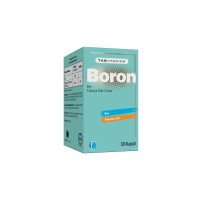Tabvitamins Boron BOR Takviye Edici Gıda 120 Kapsül - Tabilaç