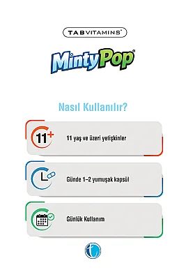 TabVitamins Mintypop 30 Yumuşak Kapsül - 3