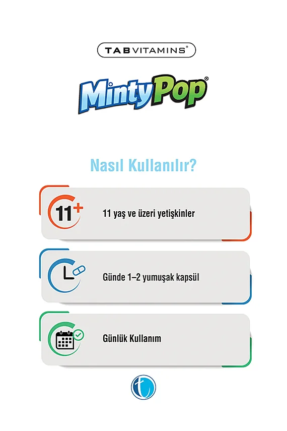 TabVitamins Mintypop 30 Yumuşak Kapsül - 3