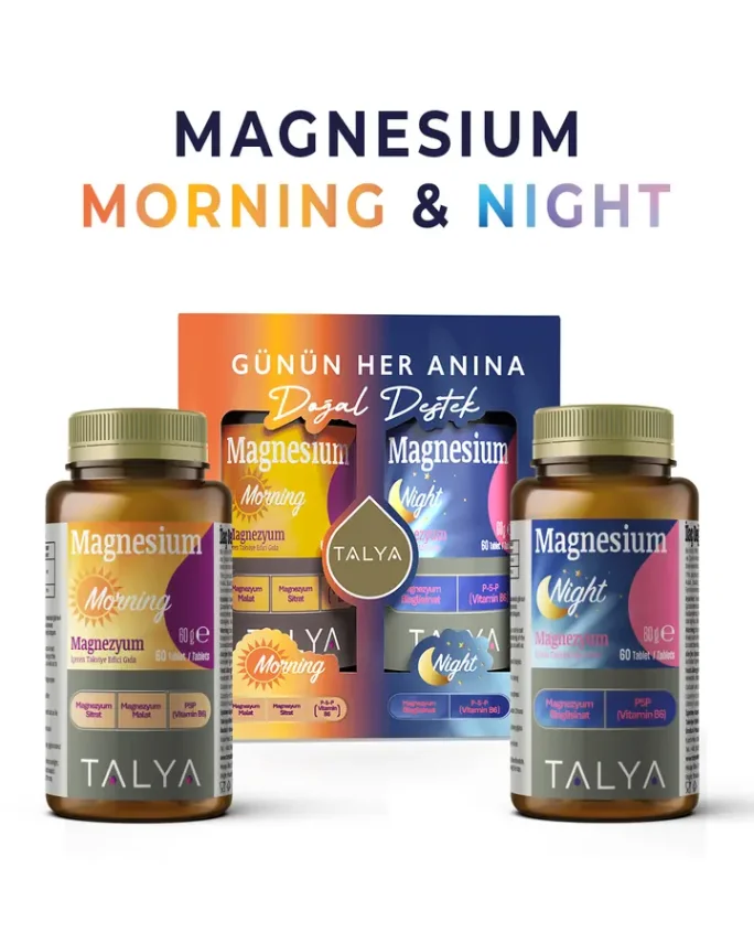Talya Magnezyum Morning & Night 2’li Destek Seti - 1