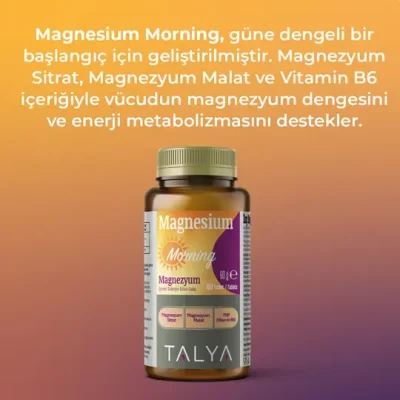 Talya Magnezyum Morning & Night 2’li Destek Seti - 4