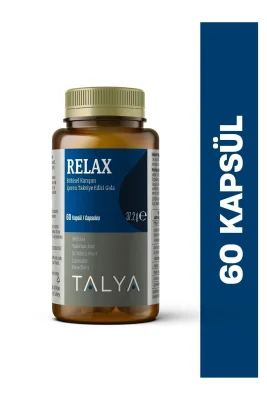 Talya Relax Bitkisel Karışım İçeren Takviye Edici Gıda 60 Kapsül - Talya