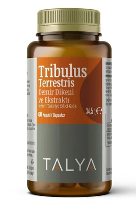 Talya Tribulus Terrestris Demir Dikeni ve Ekstraktı İçeren Takviye Edici Gıda 60 Kapsül - Talya