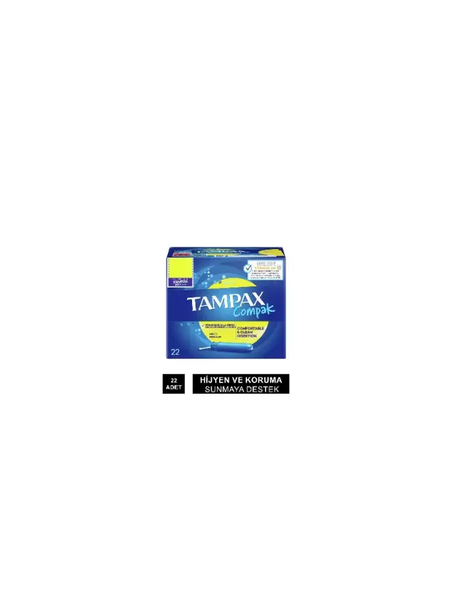 Tampax Compak Normal Tampon 22 Adet - 1