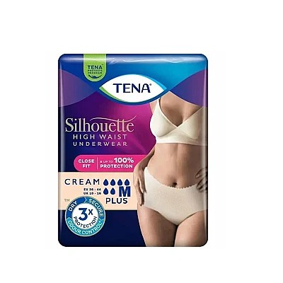 TENA Kadın Yüksek Bel Ten Emici Külot M 9’lu - Tena