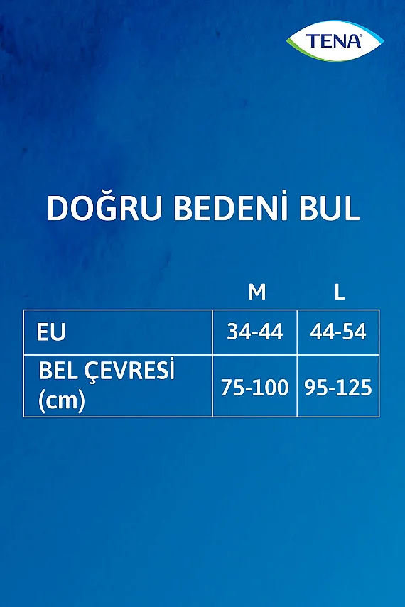 Tena Silhouette Plus Kadınlara Özel Yüksek Bel Emici Külot Siyah Large 8 li - 5